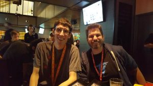 Tamen (left) and Fierydemise at PAX Prime
